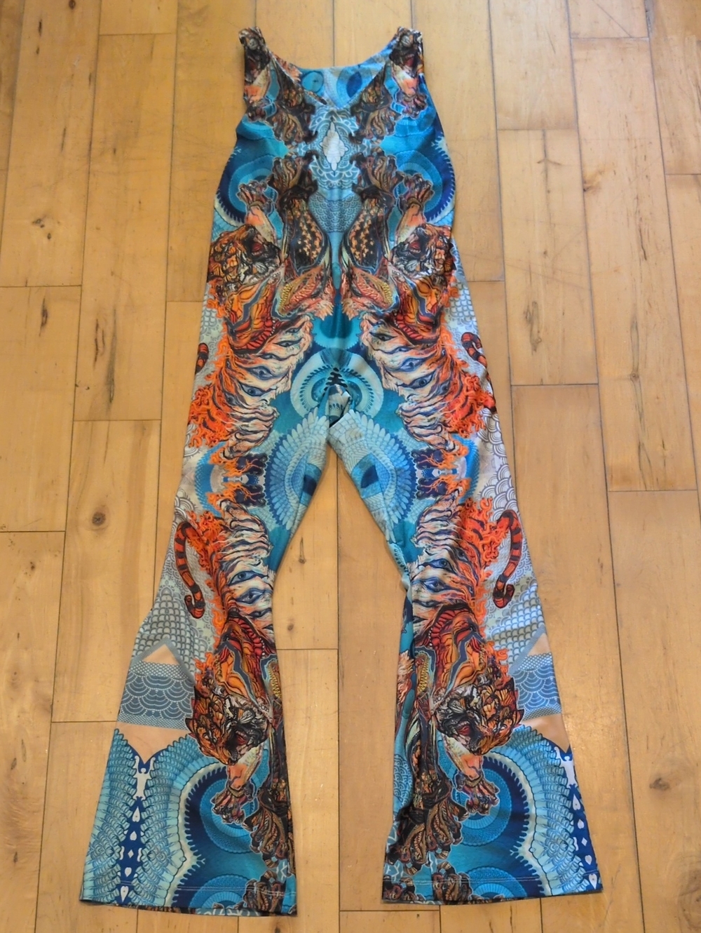 Water & Fire Sleeveless Bodysuit Jumper